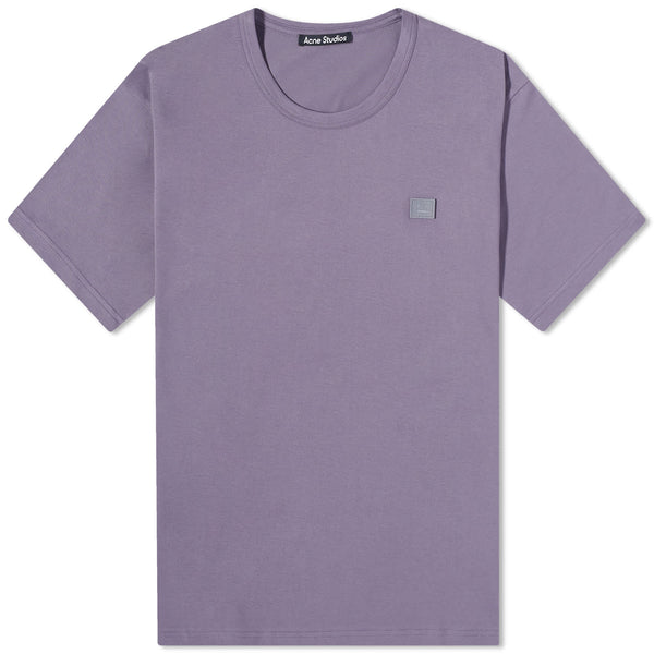 Acne Studios Nash Face T-Shirt Purple