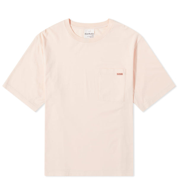 Acne Studios Edie Pocket Pink Label T-Shirt Powder Pink