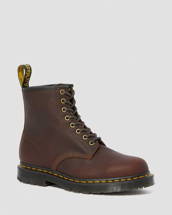 Dr. Martens Men's 1460Dm's Wintergrip Leather Ankle Boots in Brown