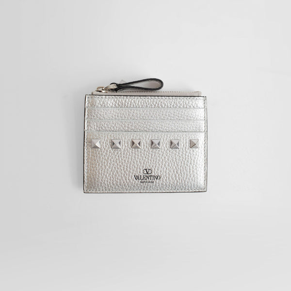 VALENTINO WOMAN SILVER WALLETS & CARDHOLDERS