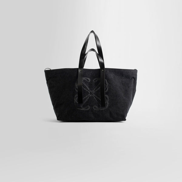 OFF-WHITE WOMAN BLACK TOTE BAGS