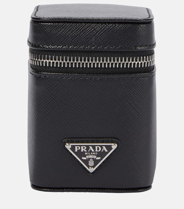 Prada Saffiano leather playing card deck and case