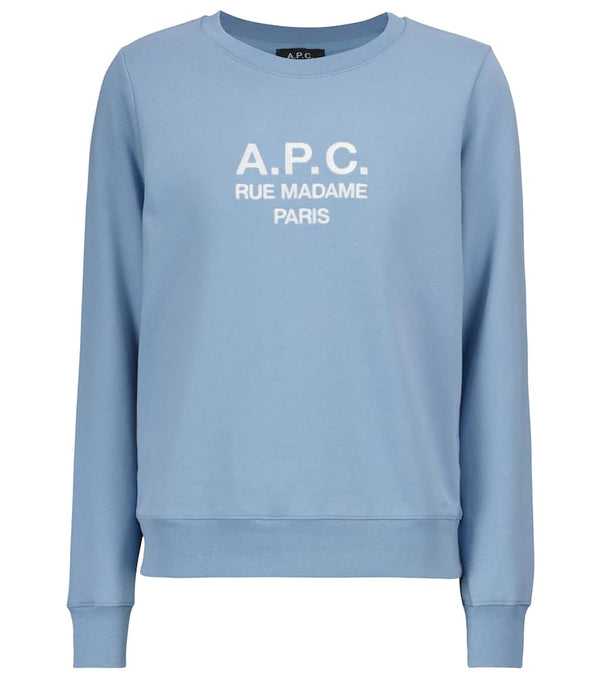 A.P.C. Tina logo cotton sweatshirt
