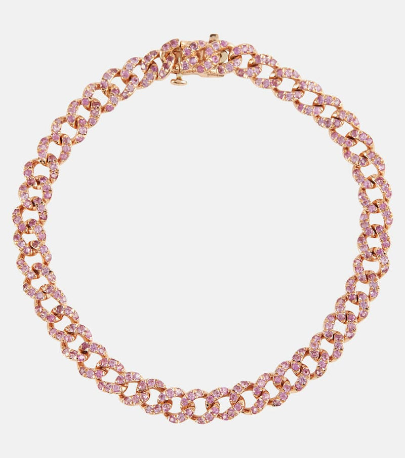 Shay Jewelry 18kt rose gold bracelet with sapphires and diamonds