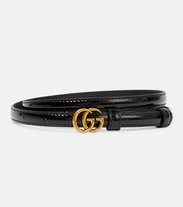 Gucci GG patent leather belt