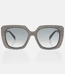Celine Eyewear Embellished square sunglasses