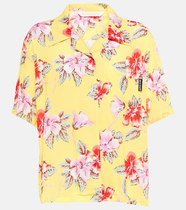 Palm Angels Floral printed shirt
