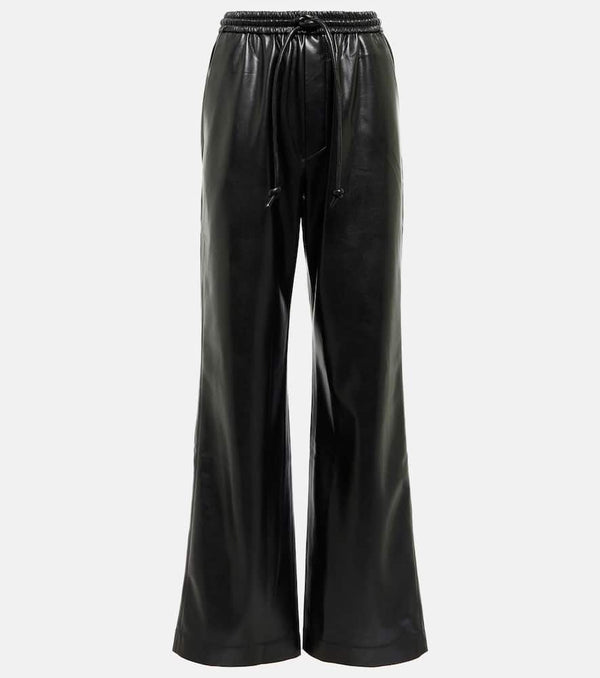 Nanushka Calie straight faux leather pants
