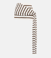 Jean Paul Gaultier Striped wrap miniskirt