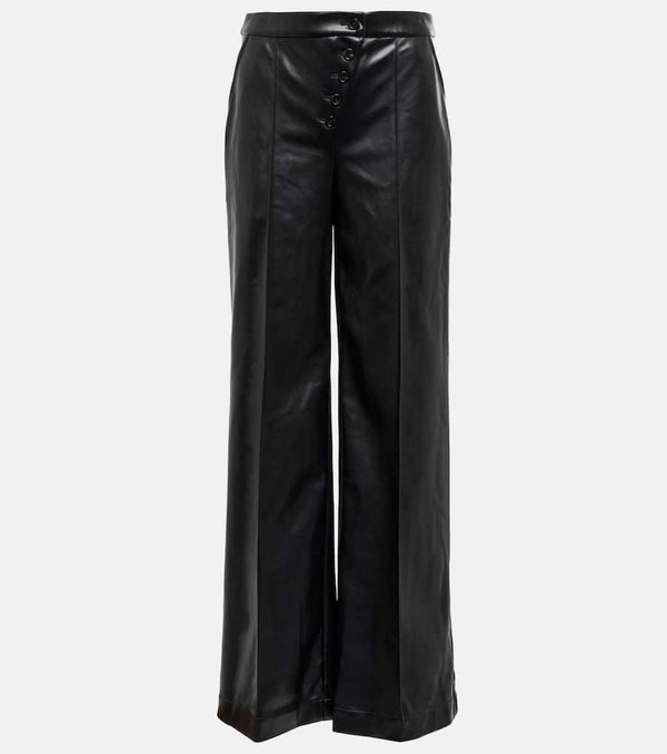 Simkhai Lynda wide-leg faux leather pants