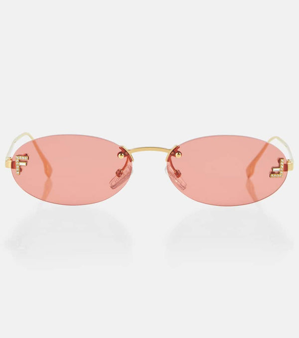 Fendi Fendi First oval sunglasses