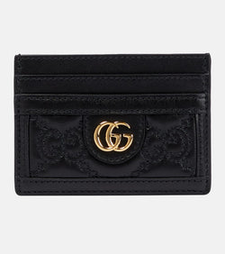 Gucci GG matelassé leather card case