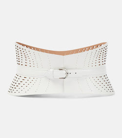 Alaïa Neo leather corset belt
