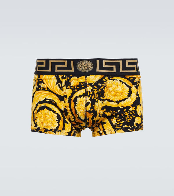 Versace Barocco cotton-blend boxer briefs