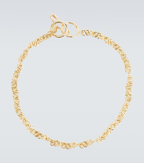 Sacai Chain gold-plated choker