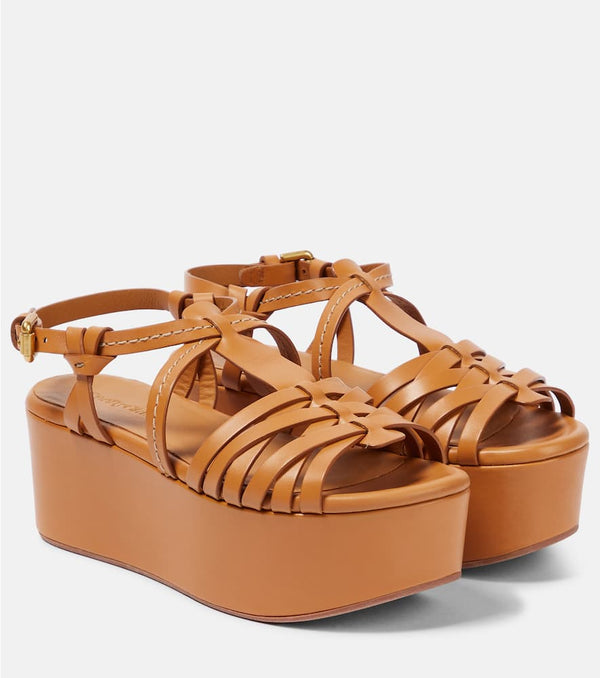 See By Chloé Sierra platform leather sandals
