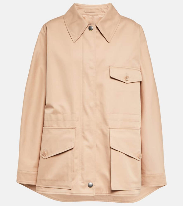 Burberry Zipped cotton jacket