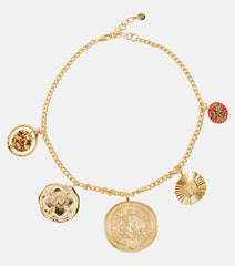 Rabanne Medals chain necklace