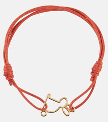 Aliita Conejito 9kt gold cord bracelet