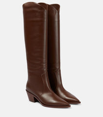 Gianvito Rossi Leather cowboy boots