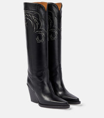 Paris Texas Knee-high leather boots