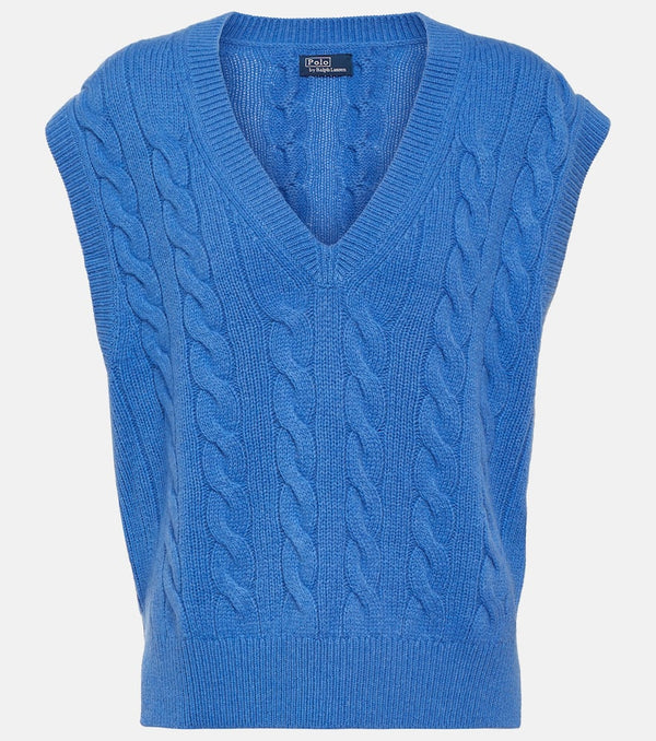 Polo Ralph Lauren Cable-knit wool and cashmere vest