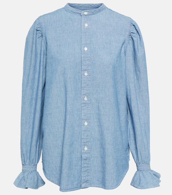 Polo Ralph Lauren Frill-trimmed cotton blouse
