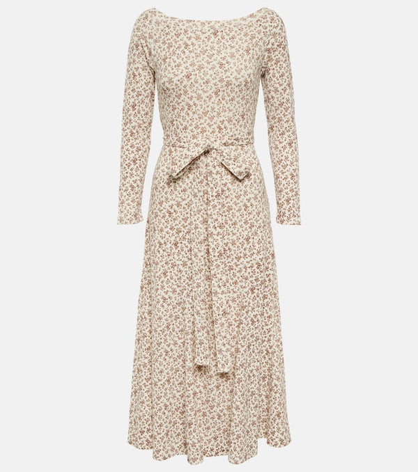 Polo Ralph Lauren Floral jacquard cotton midi dress