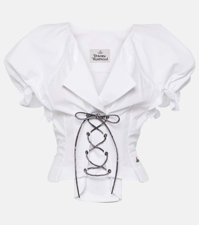 Vivienne Westwood Kate cotton corset top | LYBSTORE