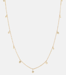 Octavia Elizabeth Micro Nesting Gem 18kt gold necklace with diamonds