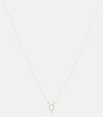 Persée Taurus 18kt gold necklace with diamonds