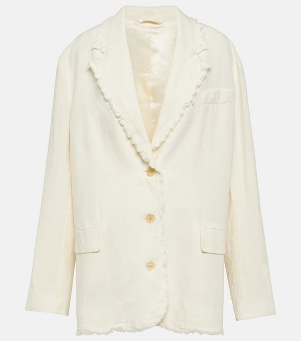 Acne Studios Cotton and linen blazer