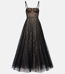 Giambattista Valli Bow-detail lace gown
