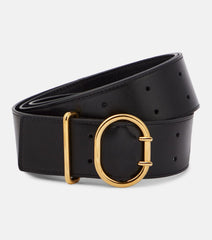 Jil Sander Cannolo leather belt