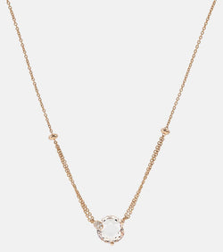 Bucherer Fine Jewellery 18kt rose gold necklace with morganite and diamonds