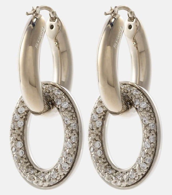 Jil Sander Embellished drop earrings