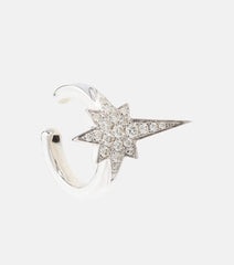 Robinson Pelham North Star 14kt white gold ear cuffs with diamonds
