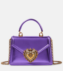 Dolce & Gabbana Devotion Small leather tote bag