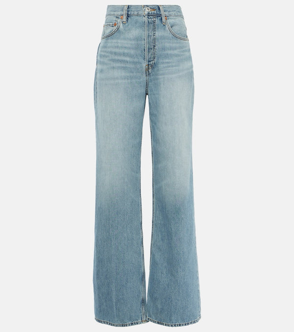 Re/Done '70s high-rise wide-leg jeans