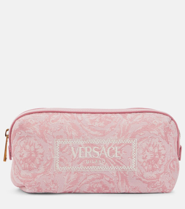 Versace Barocco jacquard makeup bag