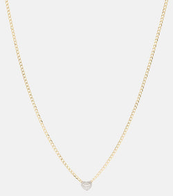 Stone and Strand 10kt gold necklace with diamond