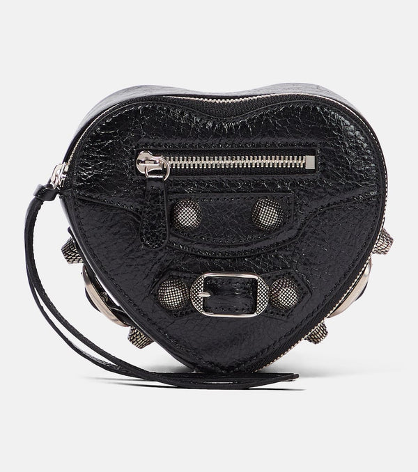 Balenciaga Le Cagole Heart leather coin purse