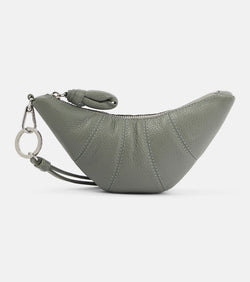 Lemaire Croissant leather coin purse with strap