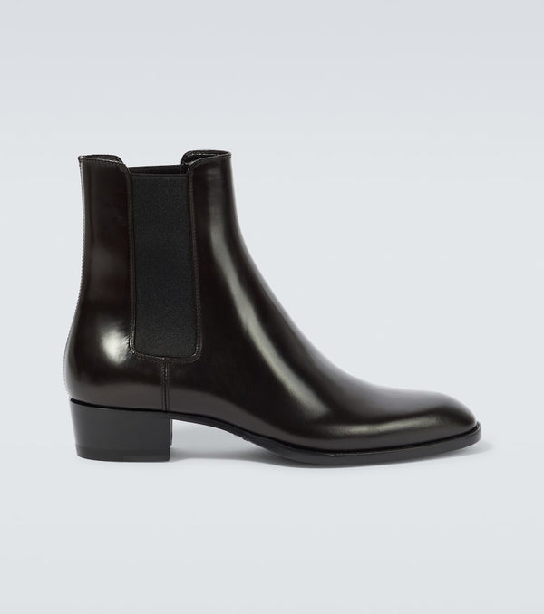Saint Laurent Wyatt leather Chelsea boots