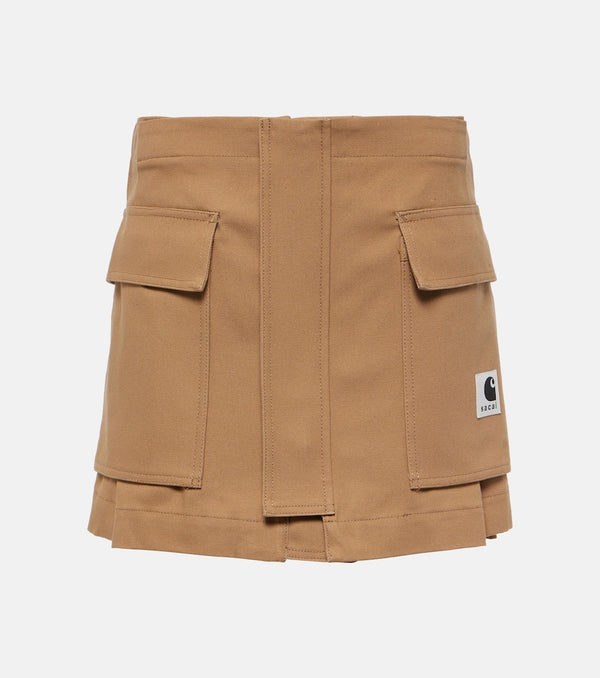 Sacai x Carhartt cotton cargo shorts