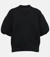 Sacai Cotton-blend jersey sweatshirt
