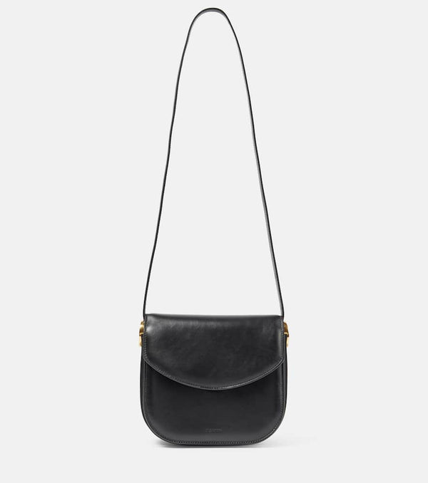 Jil Sander Coin Small leather crossbody bag