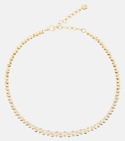 Shay Jewelry Tennis 18kt gold necklace with diamonds