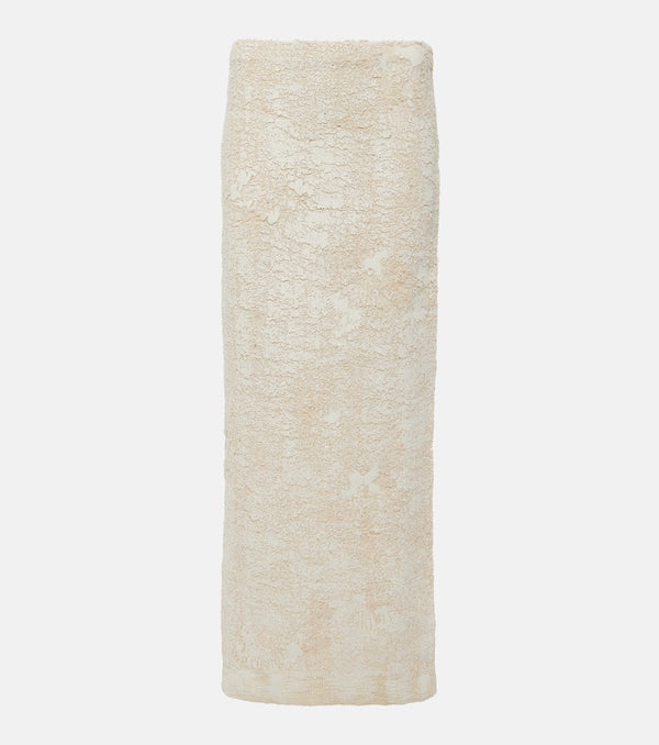 Acne Studios Embroidered maxi skirt