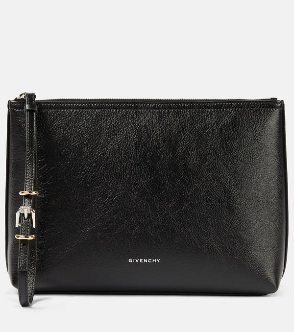 Givenchy Voyou debossed leather pouch